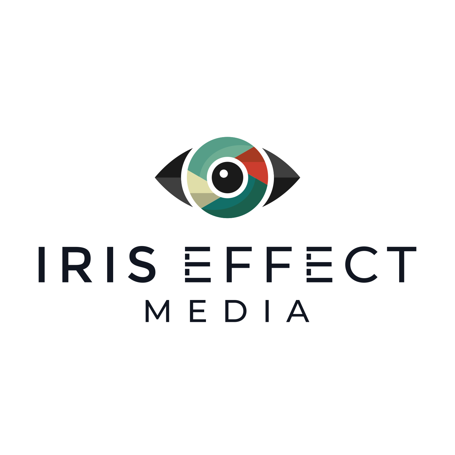 Iris Effect Media — cinematic content, branding, and web studio logo